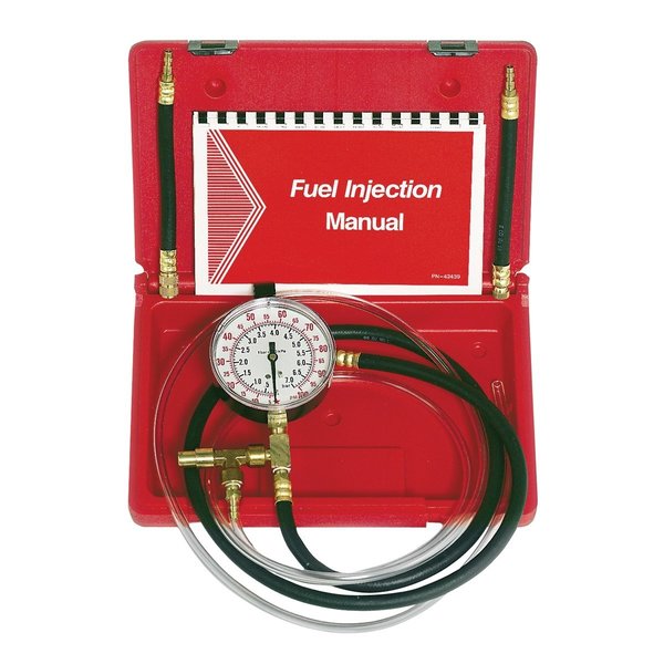 Lang Tools Fuel Injection Pressure Tester with Schrader Adapters TU-469